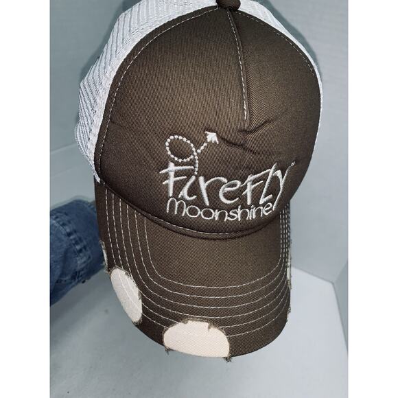 Firefly Moonshine Hat Cap Snapback Brown Trucker Drinking One Size Adj Unworn - Picture 5 of 9